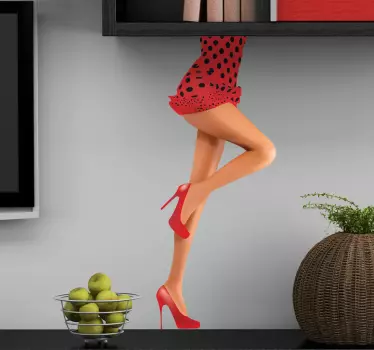 Vinilo decorativo piernas sexys - TenVinilo
