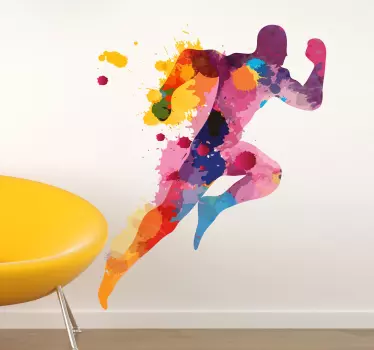 Vinilo decorativo pintura corredor - TenVinilo