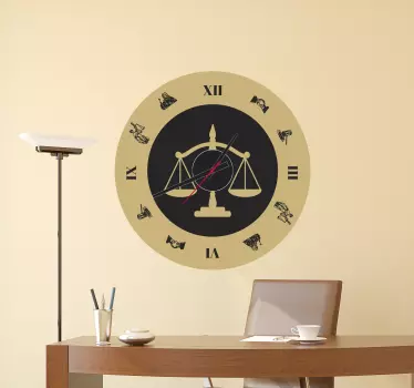 Vinilo decorativo reloj antiguo - TenVinilo