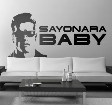 Vinilo decorativo sayonara baby - TenVinilo