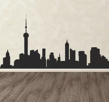 Vinilo decorativo skyline - TenVinilo