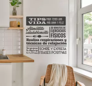 Vinilo superación personal tips para una vida feliz - TenVinilo