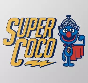 Vinilo decorativo Supercoco - TenVinilo