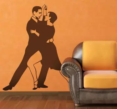 Vinilo para pared tango argentina - TenVinilo