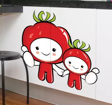 Vinilo decorativo tomatitos - TenVinilo