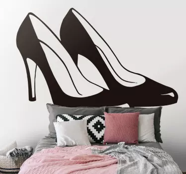 Vinilo decorativo zapatos tacón mujer - TenVinilo