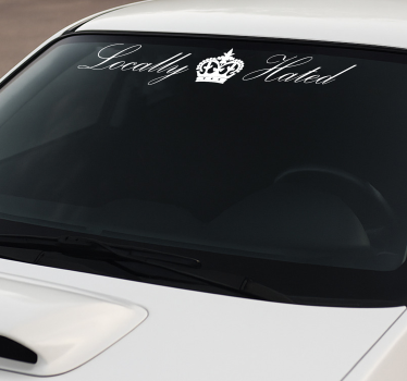 Calca para auto banner para ventana de auto - TenVinilo