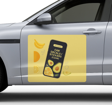 Calca para auto anuncio publicitario de auto - TenVinilo