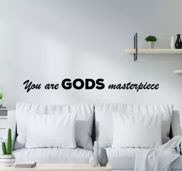 Vinilo frase célebre mensaje de vida inspirador - TenVinilo