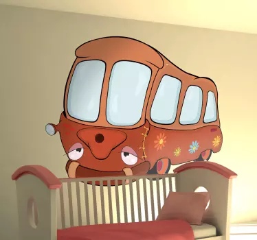Vinilo pared bus escolar - TenVinilo