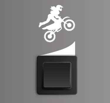 Vinilo interruptor motocross - TenVinilo