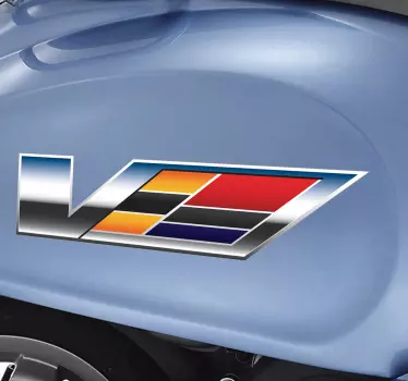 Vinilo coche logotipo Cadillac V series - TenVinilo