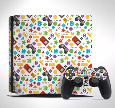 Vinilo mando ps4 gamer - TenVinilo