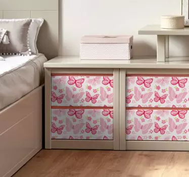 Vinilo habitación infantil Dibujos de mariposas - TenVinilo