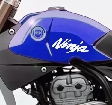 Vinilo moto logotipo Ninja - TenVinilo