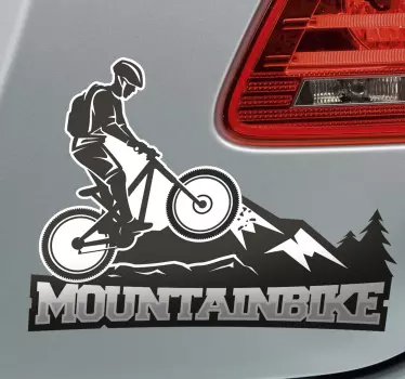 Vinilo decorativo Mountainbike - TenVinilo