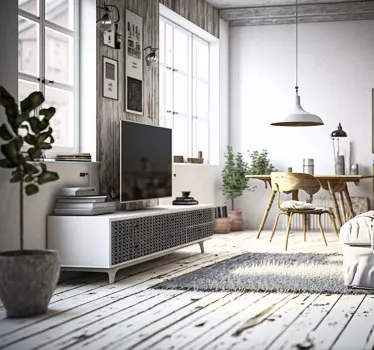 Vinilo mueble Canela gris - TenVinilo