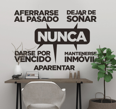 Vinilo de frases normas de la empresa éxito - TenVinilo