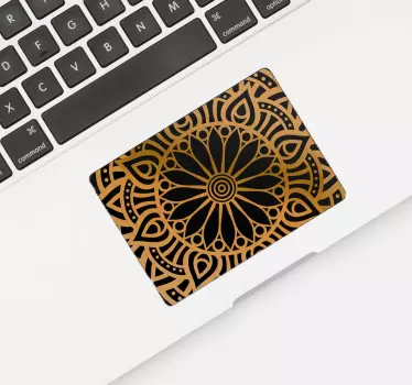 Vinilo para portátiles touchpad sticker mandala - TenVinilo