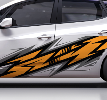 Vinilo para coche con Diseño de envoltura deportiva - TenVinilo