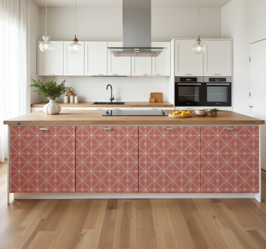 Vinilo para cocina diseño de terracota - TenVinilo