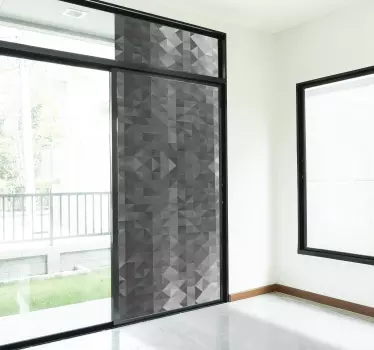 Vinilo para cristal ventana efecto 3D oscuro - TenVinilo