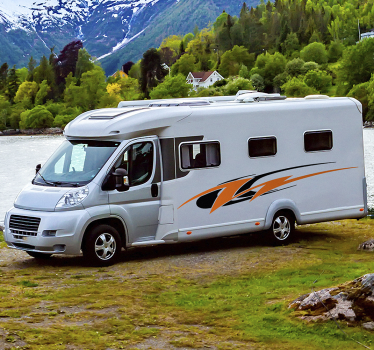 Vinilo para motorhome lado swoosh - TenVinilo