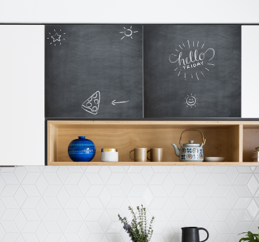 Vinilo pizarra  para mueble de cocina - TenVinilo