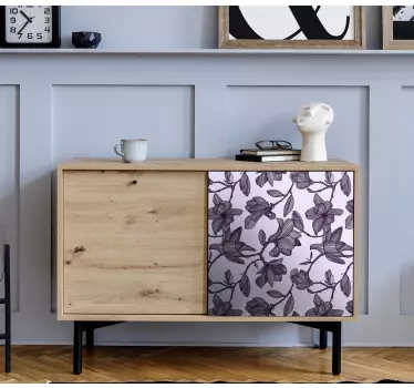 Vinilo para mueble floración elegante - TenVinilo