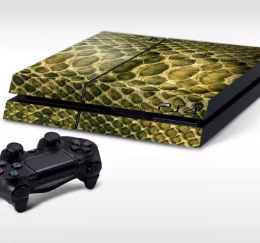 Vinilo para PlayStation piel reptil - TenVinilo