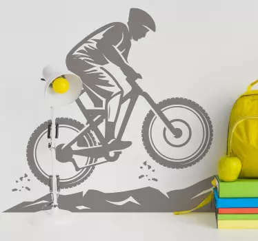 Vinilo decorativo de bicicleta de montaña - TenVinilo