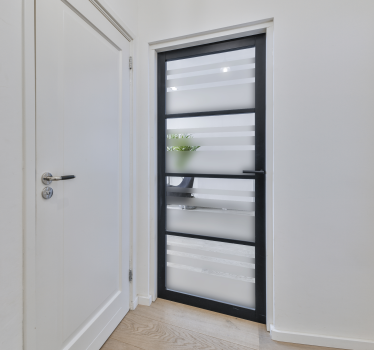 Vinilo pared trazo Lineas para puerta - TenVinilo
