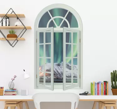 Vinilo decorativo vistas paisaje noruego - TenVinilo
