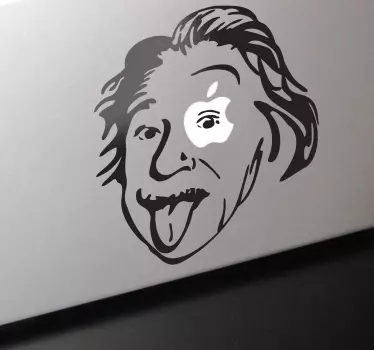 Vinilo portátil Einstein lengua - TenVinilo
