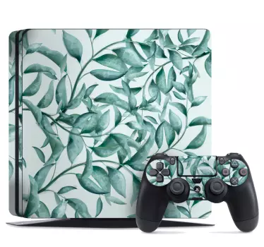 Pegatina para PS4 Hojas de eucalipto - TenVinilo