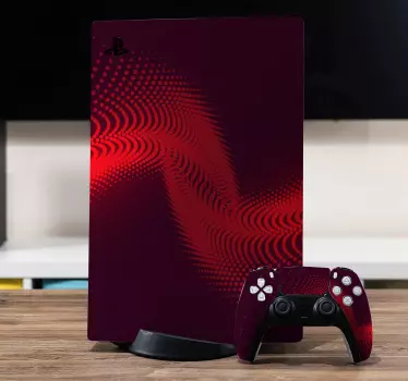 Vinilo PS5 Ps4 explosión roja - TenVinilo
