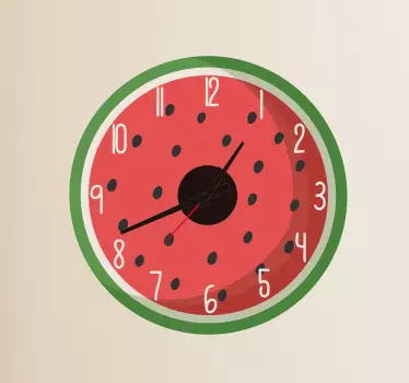 Vinilo reloj sandía - TenVinilo