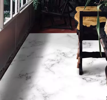 Vinilo suelo mármol gris blanco - TenVinilo