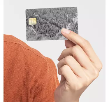 Pegatina para tarjeta de crédito forest - TenVinilo