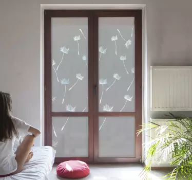 Vinilo ácido para ventanas dientes de león - TenVinilo