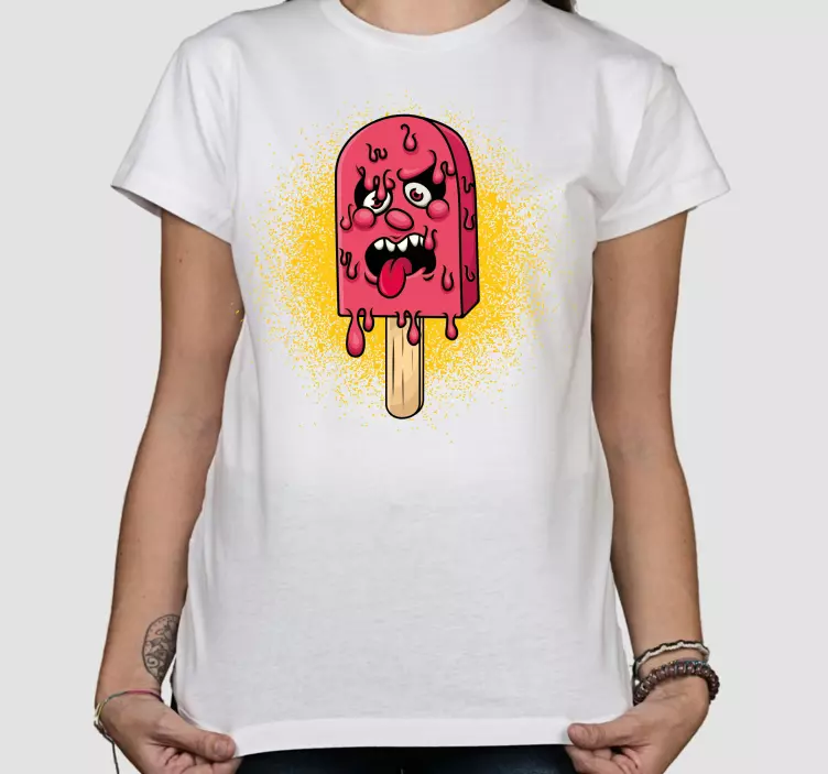 Ice pop drop graffiti cartoon camiseta personalizada - TenVinilo