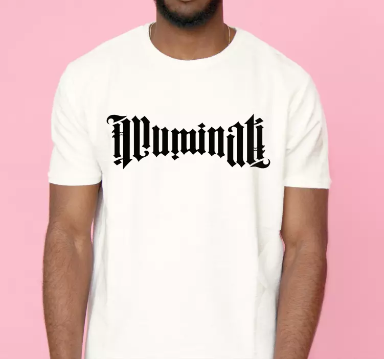 Illuminati ambigram camiseta personalizada - TenVinilo