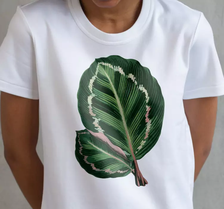 Remera inspiración en la naturaleza frondosa - TenVinilo