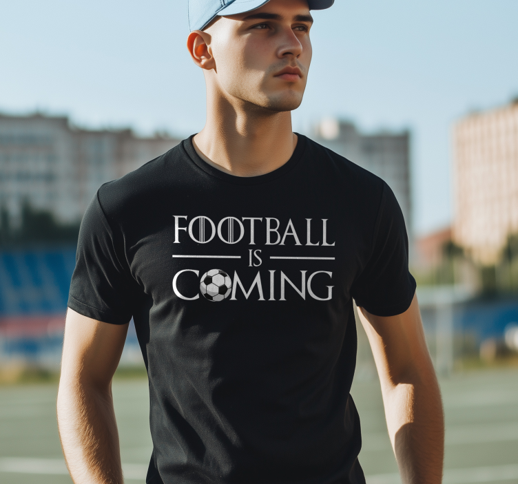 Remera el fútbol está llegando - TenVinilo
