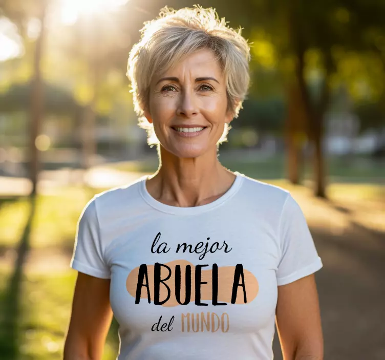 Remera ¡La mejor abuela!¡La abuela más maravillosa! - TenVinilo