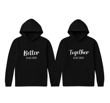 Buzo mejor juntos cita personalizada - TenVinilo