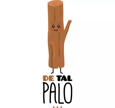 Camisetas para padres e hijos de tal palo tal astilla - TenVinilo