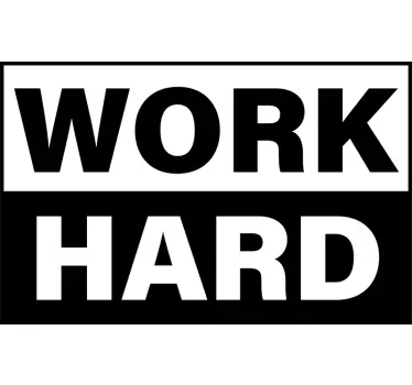 Camisetas para padres e hijos work hard play hard - TenVinilo