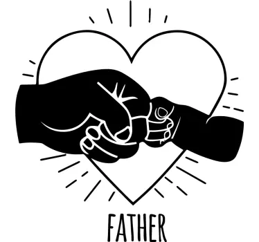 Camiseta padre e hijo choque de puños - TenVinilo