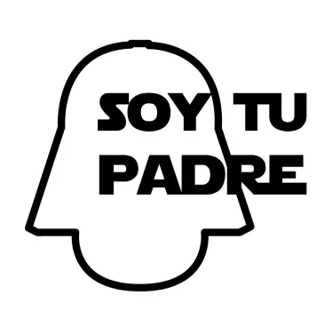 Camisetas para padres e hijos Soy tu padre star wars - TenVinilo